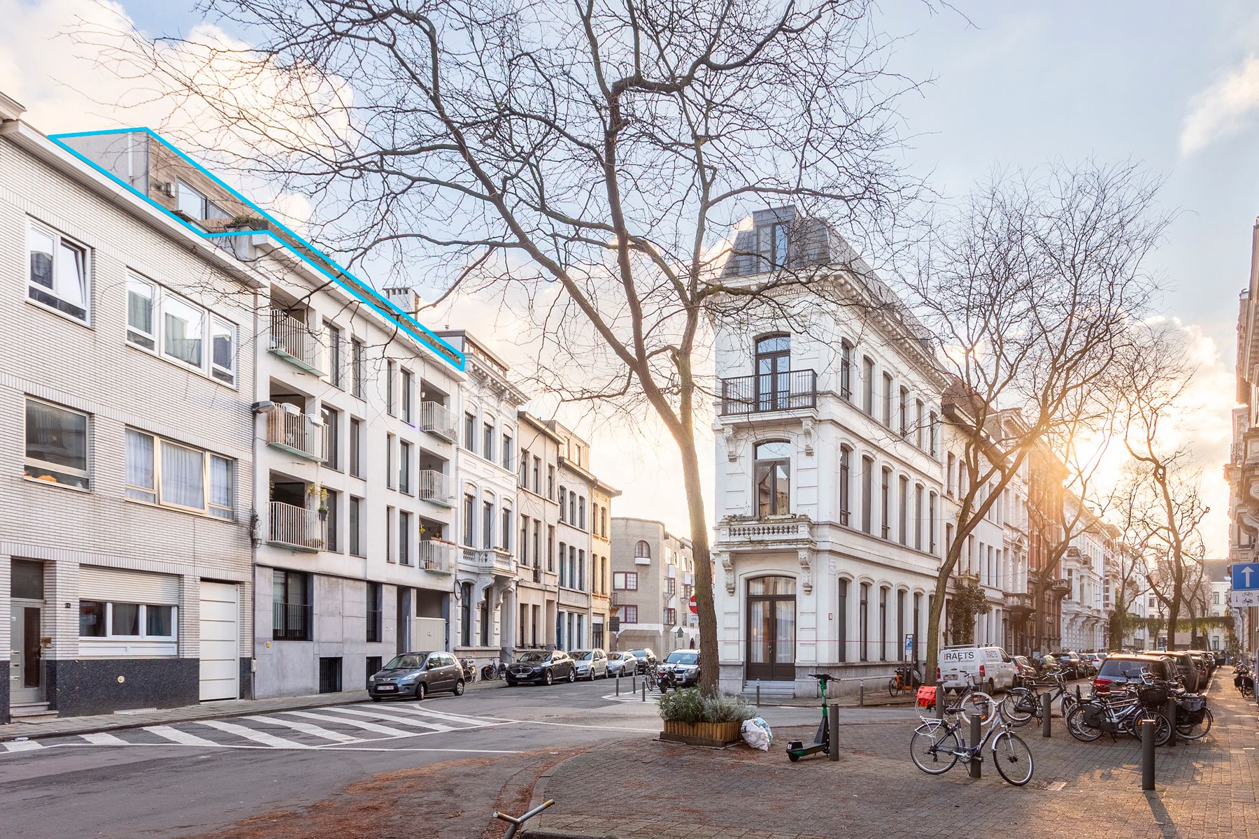 Bemeubelde penthouse met panoramische zichten over Antwerpen en riant terras foto 11