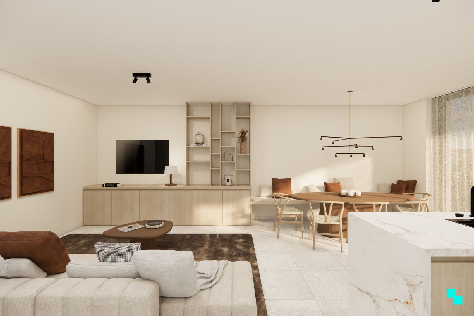 Een modern woonproject tussen Merelbeke en Gent foto {{pictureIndex}}