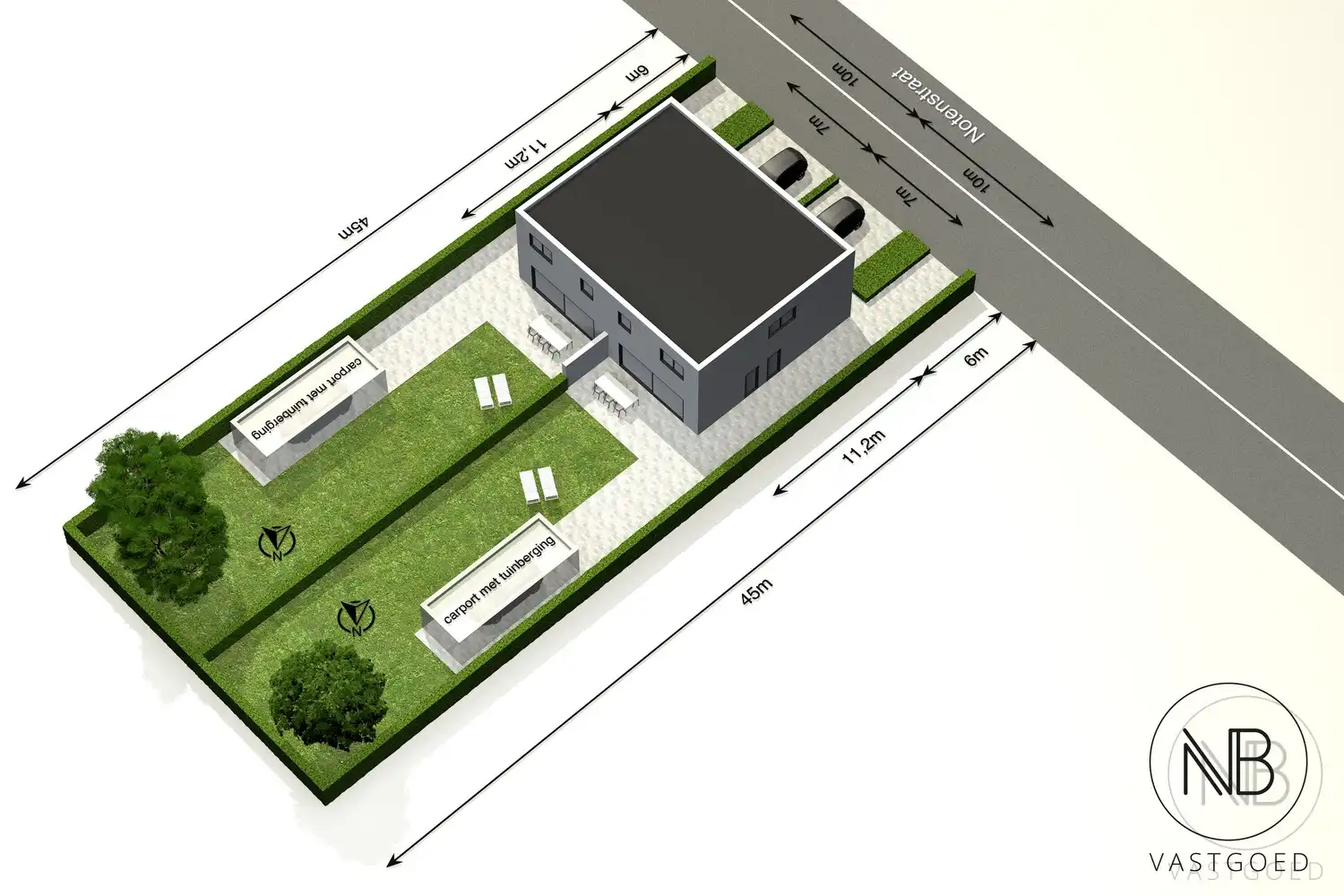 Bouwgrond met vergunning voor tweewoonst! foto 6