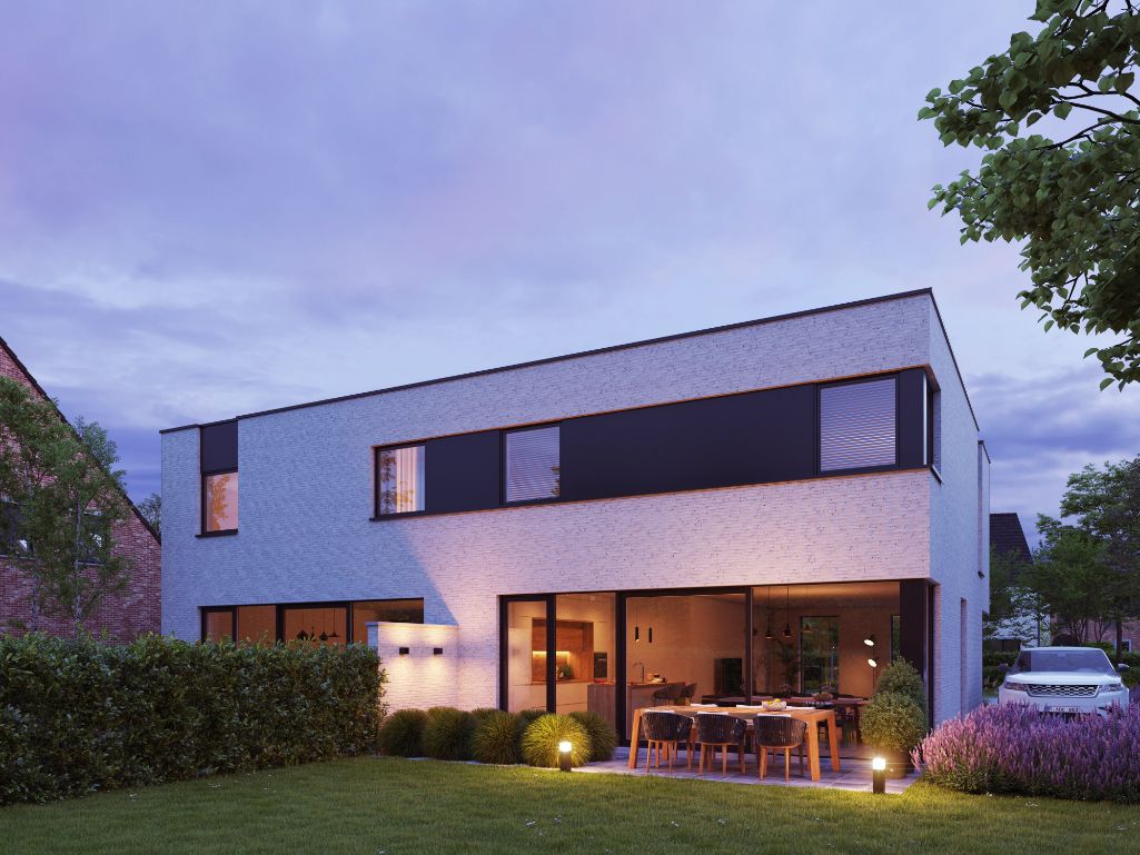 Nieuw te bouwen half-open bebouwing Izegem foto 2