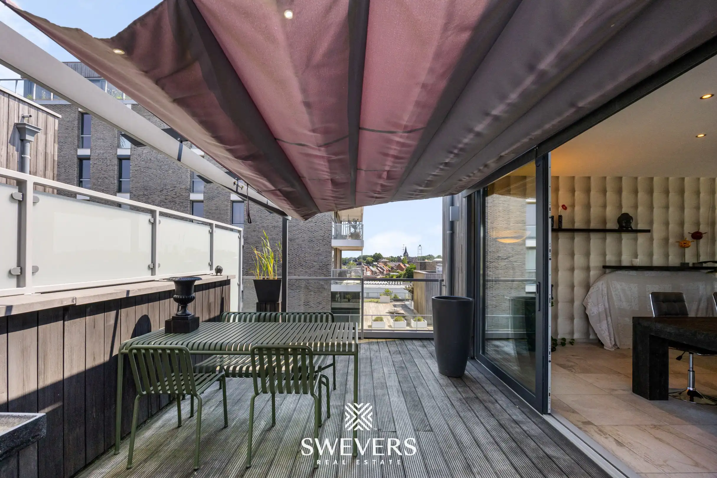 Luxueus penthouse van 204 m² met uitzonderlijke terrassen en panoramisch zicht in Hasselt foto 12