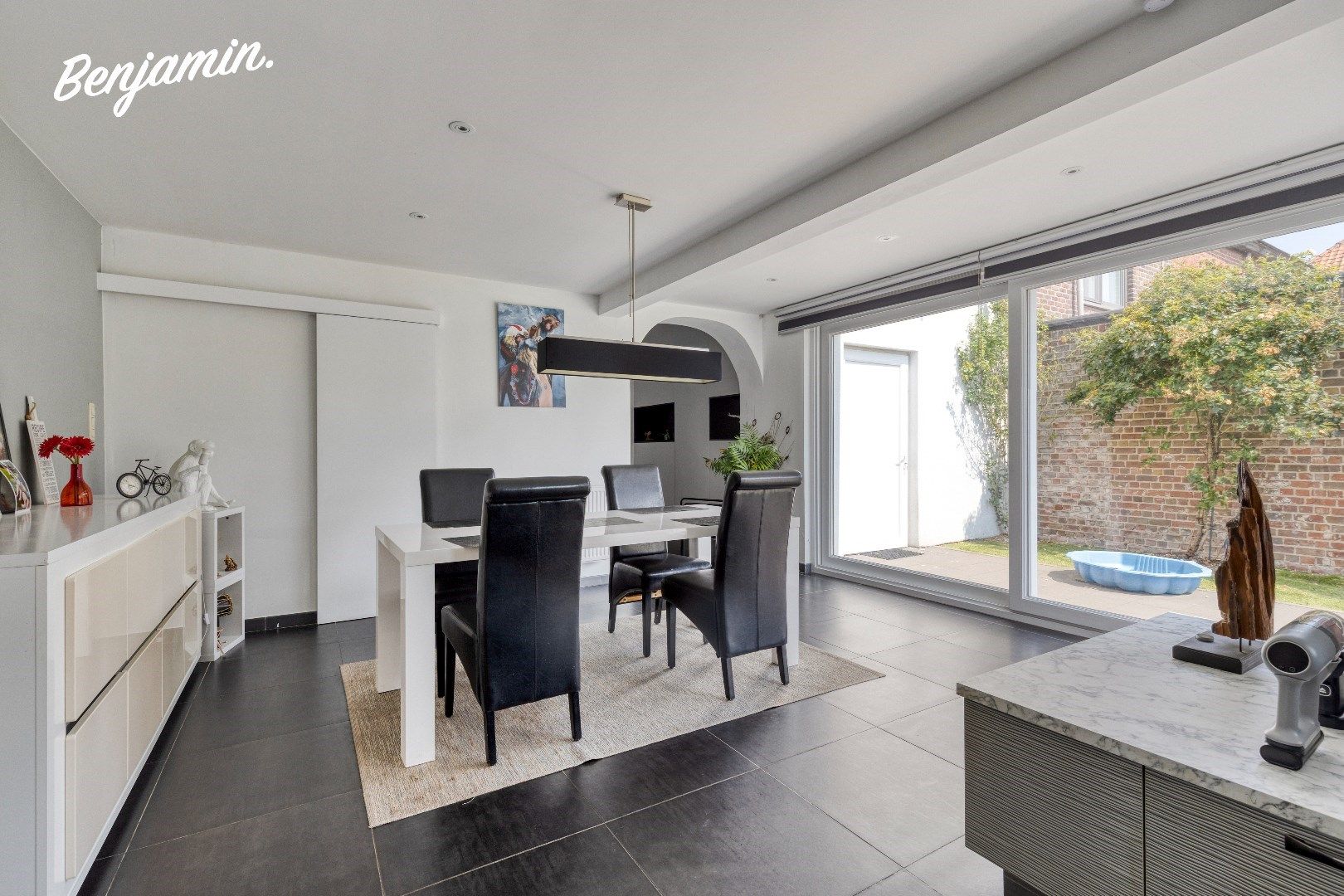 Volledig gerenoveerde woning met garage, tuin en 2 badkamers in Machelen (Zulte) foto 4