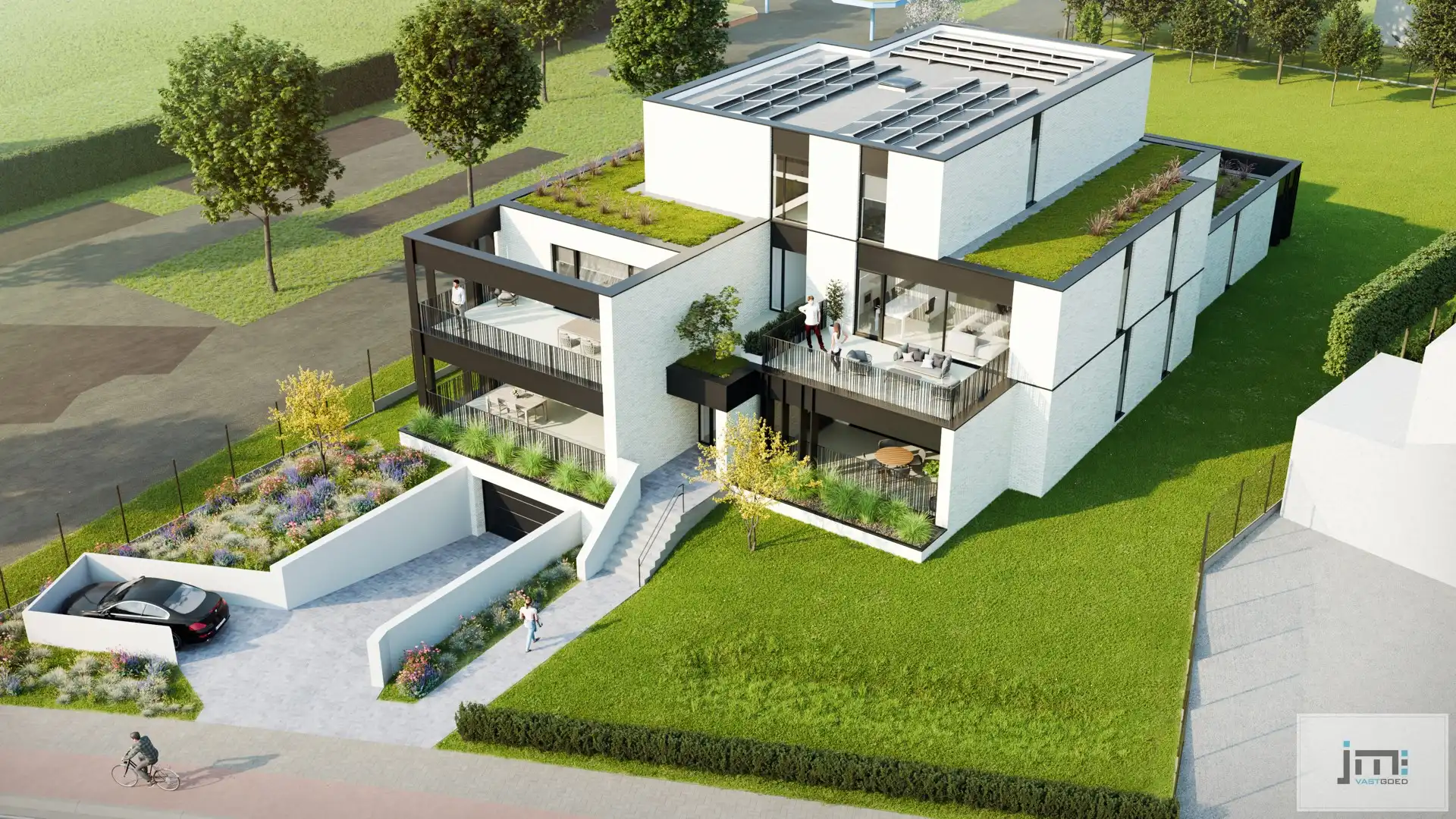 Nieuwbouwappartement met 2 slaapkamers, ondergrondse autostaanplaats en kelderberging foto 3