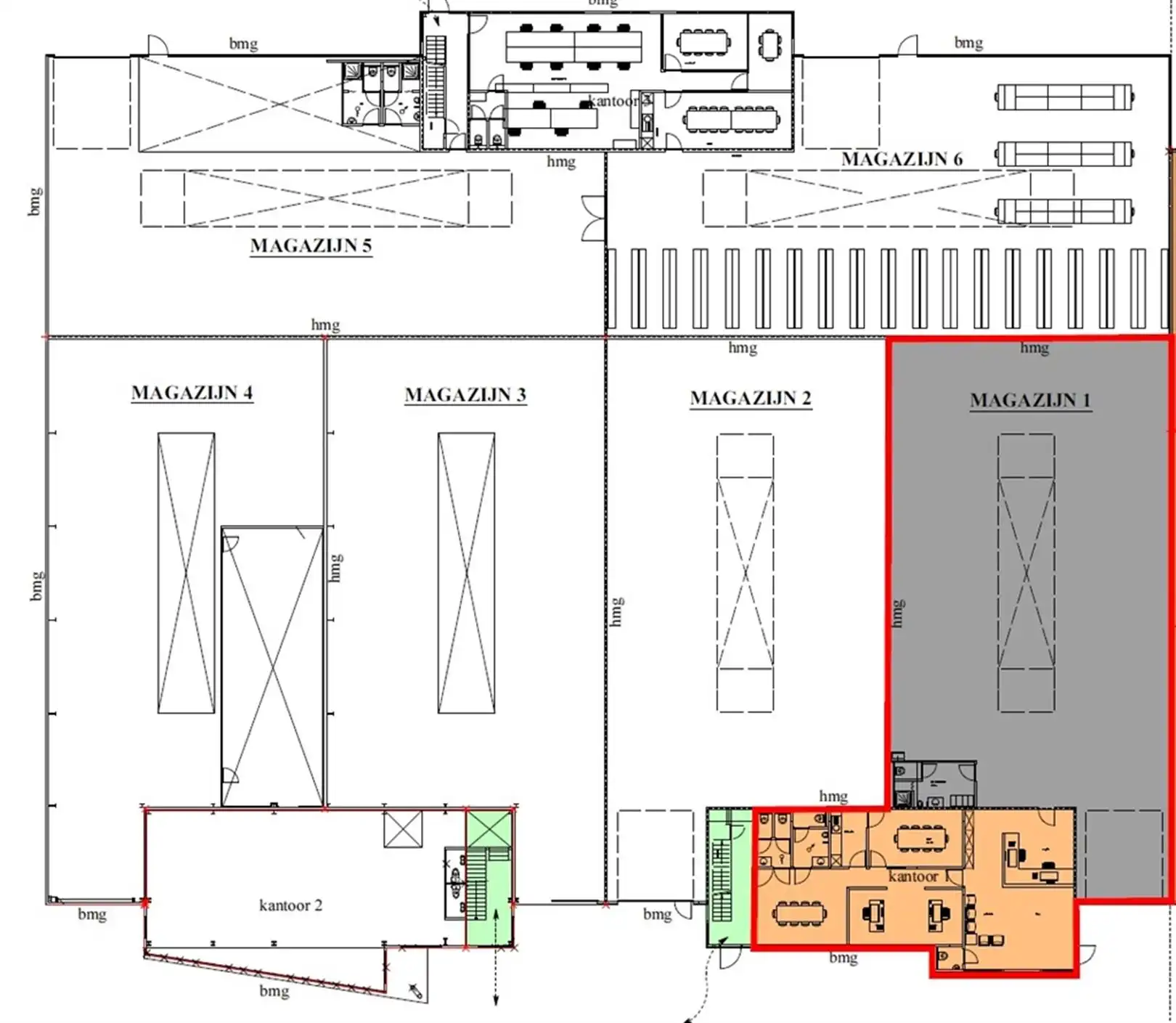 KMO Unit te Singel Noord Industrial Center foto 5