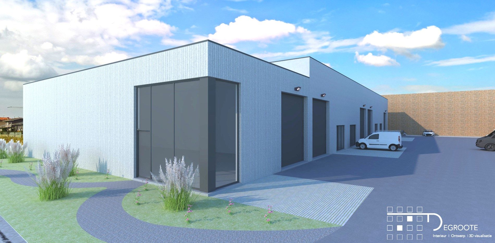 Te Koop: 10 Nieuwbouw KMO-Units in Waregem/Sint-Eloois-Vijve  foto {{pictureIndex}}