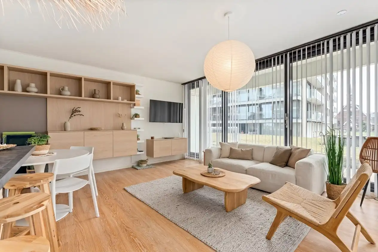 Appartement met ruim zuidgericht terras en zijdelings zeezicht foto 2