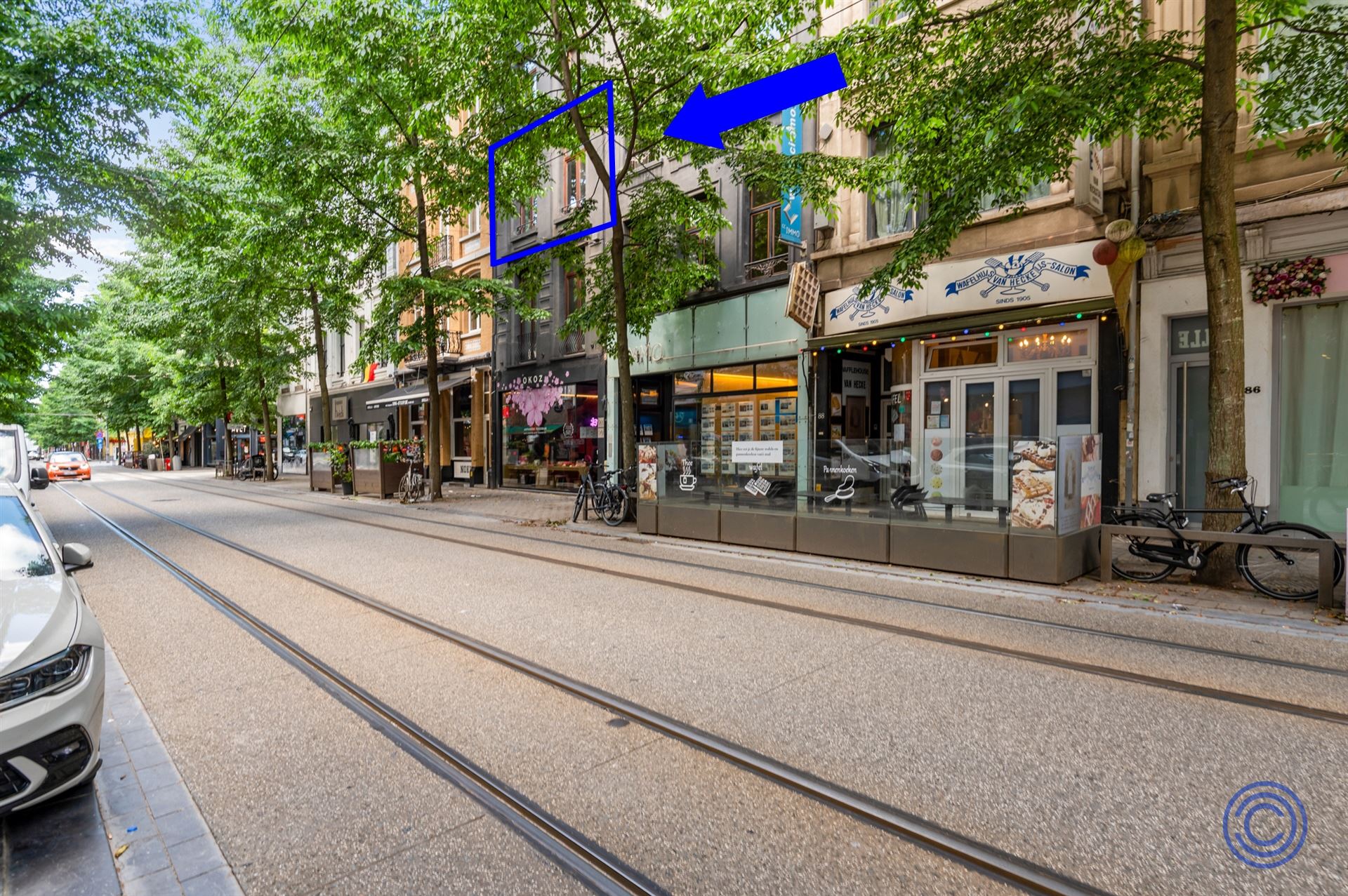 Gemeubeld 2-slpk app. met terras in centrum Antwerpen! foto 15