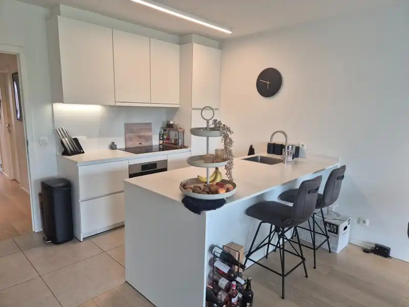 APPARTEMENT MET TERRAS EN AUTOSTAANPLAATS TE HUUR IN MOERBEKE foto 4