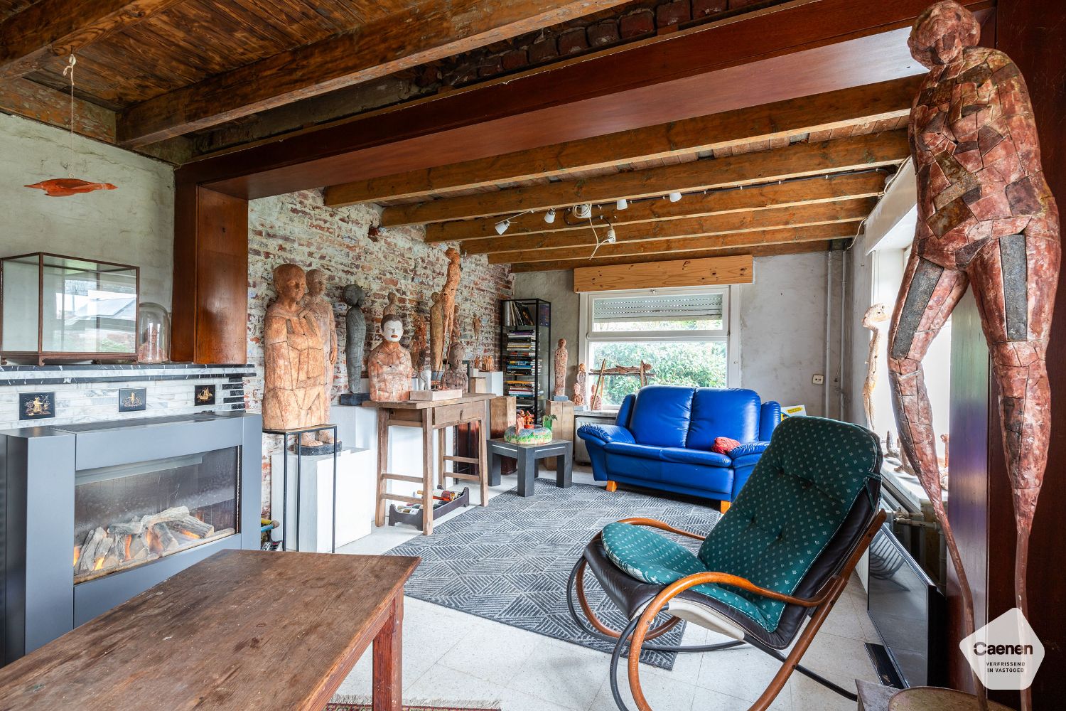 Landelijk te renoveren woning met atelier op een mooi perceel van 1664 m² foto 6