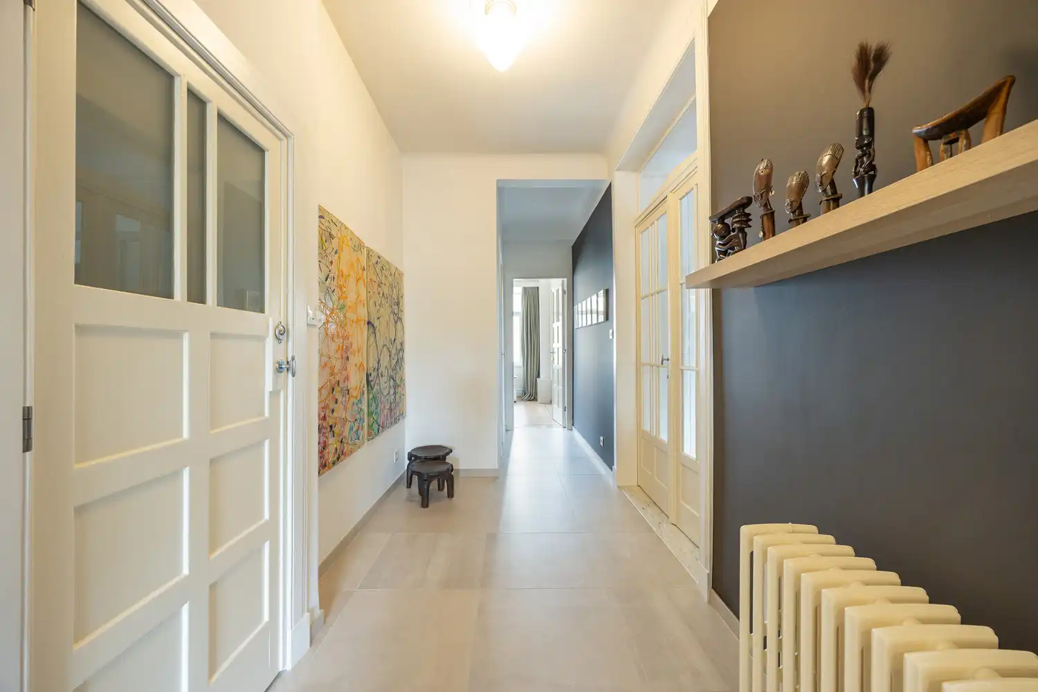 Energiezuinig (EPC B) en hoogwaardig gerenoveerd art-decoappartement met 2 slaapkamers, terras en gelijkvloerse polyvalente ruimte op absolute toplocatie aan ’t Groen Kwartier foto 24
