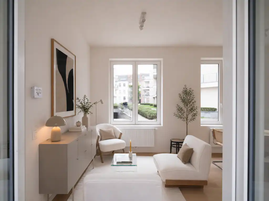 Gerenoveerd 1-slaapkamer appartement met buitenruimte nabij Gent Zuid foto 5