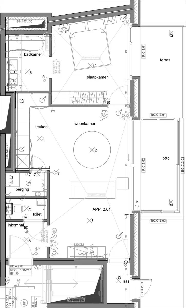 Lichtrijk 1 slpk app. met groot terras foto 15