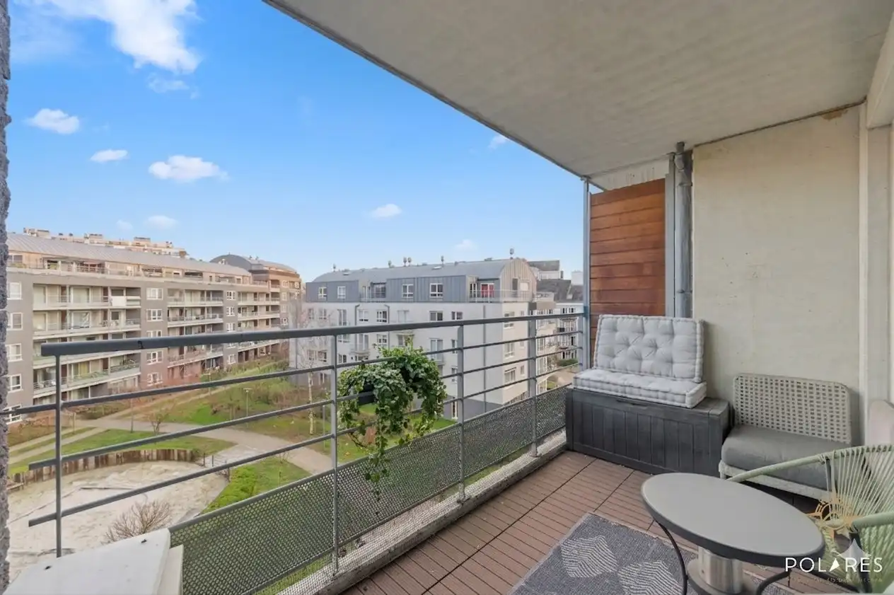 Modern 2-slpk appartement met zonneterras – Toplocatie "Tuinen van Jette' foto {{pictureIndex}}