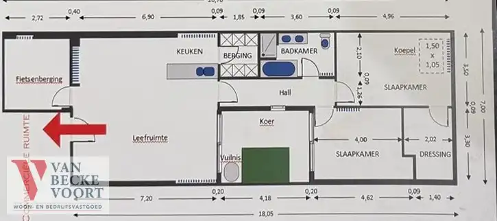 Handelsgelijkvloers met vergunde woonst - Stad Oostende foto 16