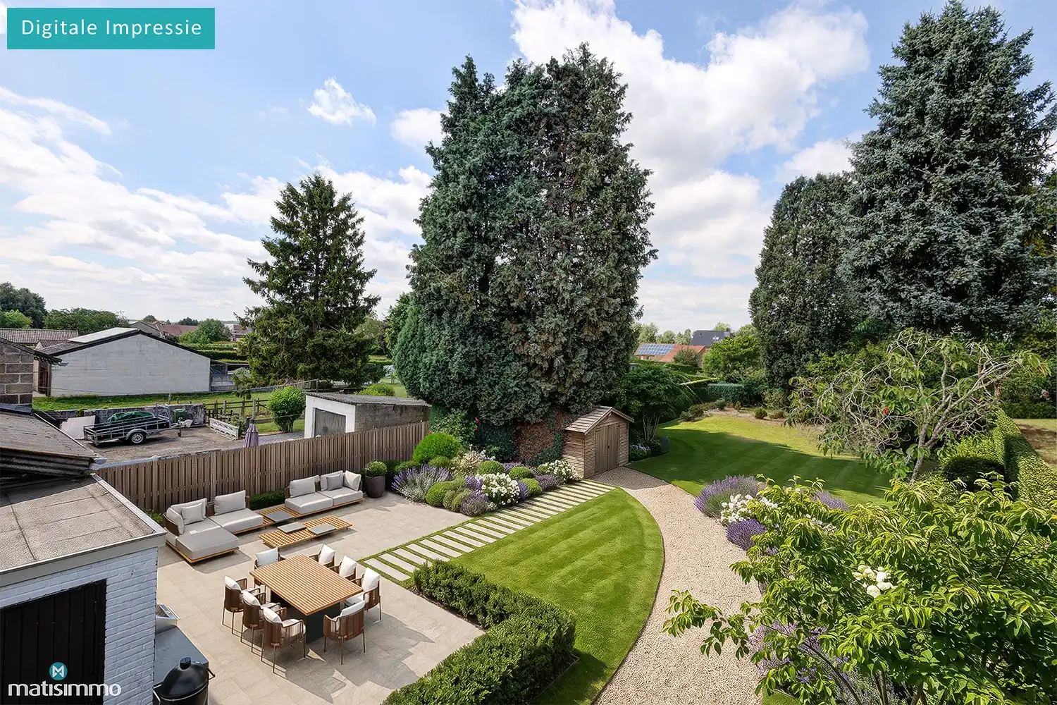 RUIME GEZINSWONING MET 3 SLAAPKAMERS EN EEN RIANTE TUIN OP EEN PERCEEL VAN 1.411 M² NABIJ HET CENTRUM VAN TONGEREN foto 37