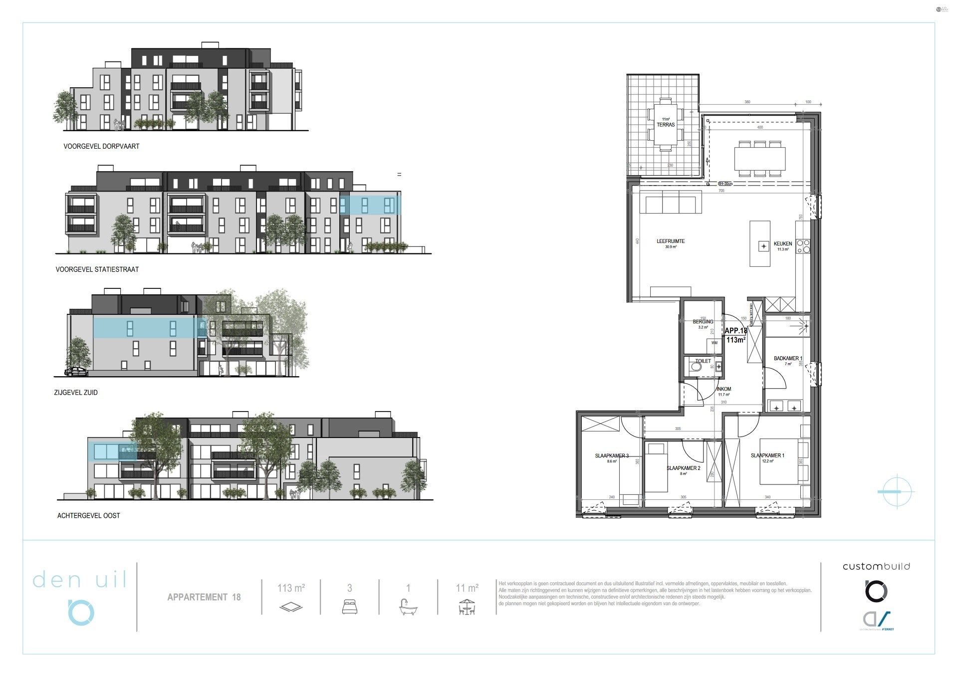 Top gelegen 2 slaapkamerappartement met panoramisch zicht foto {{pictureIndex}}