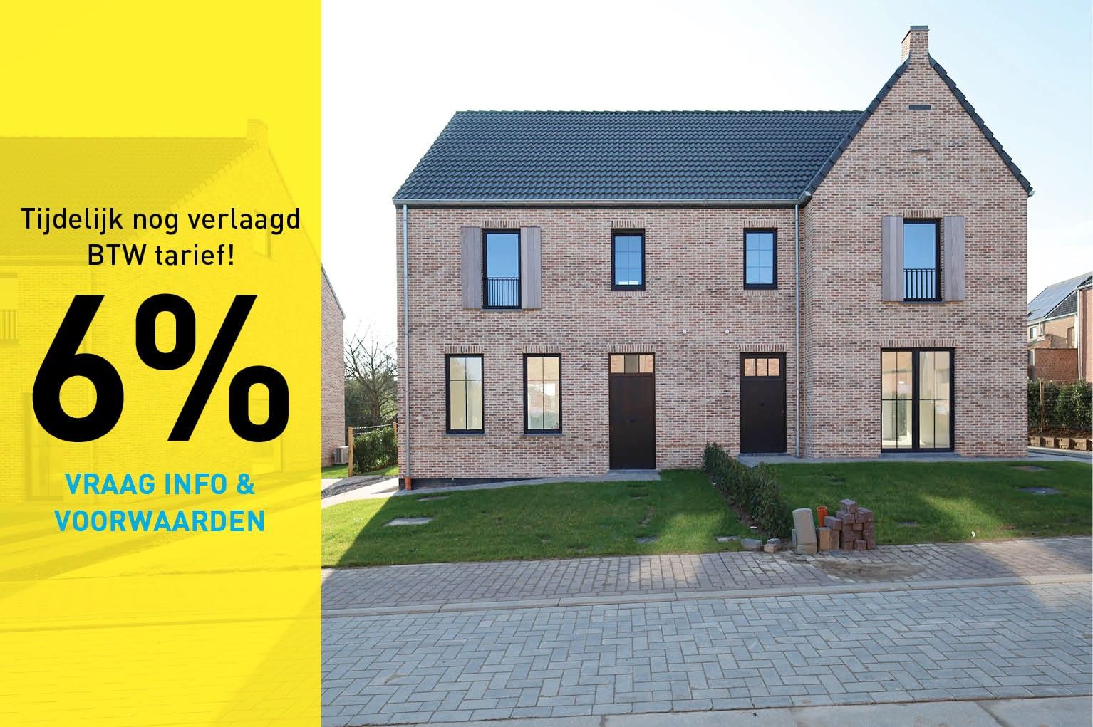 Exclusieve nieuwbouwwoning volledig instapklaar aan 6 % BTW * foto {{pictureIndex}}