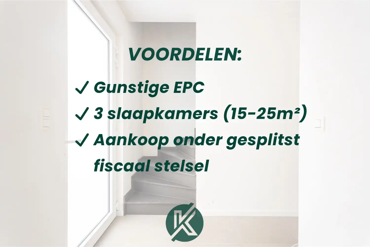 Duurzame, halfopen nieuwwbouwoning nabij centrum Herzele foto 2