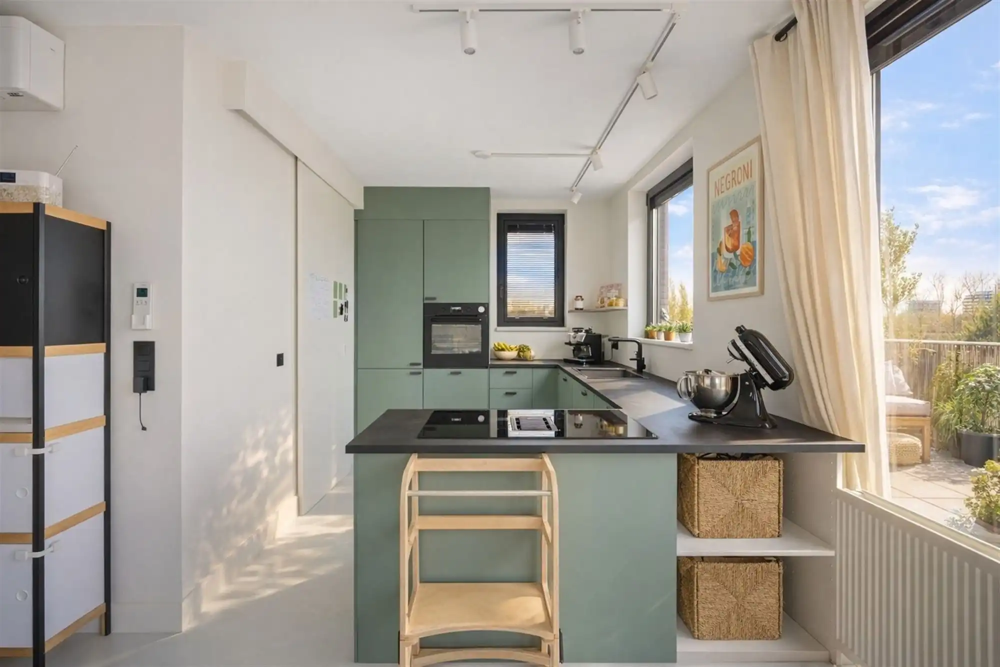 Penthouse met 2 terrassen (40m²) te Pulhof in Berchem foto 6