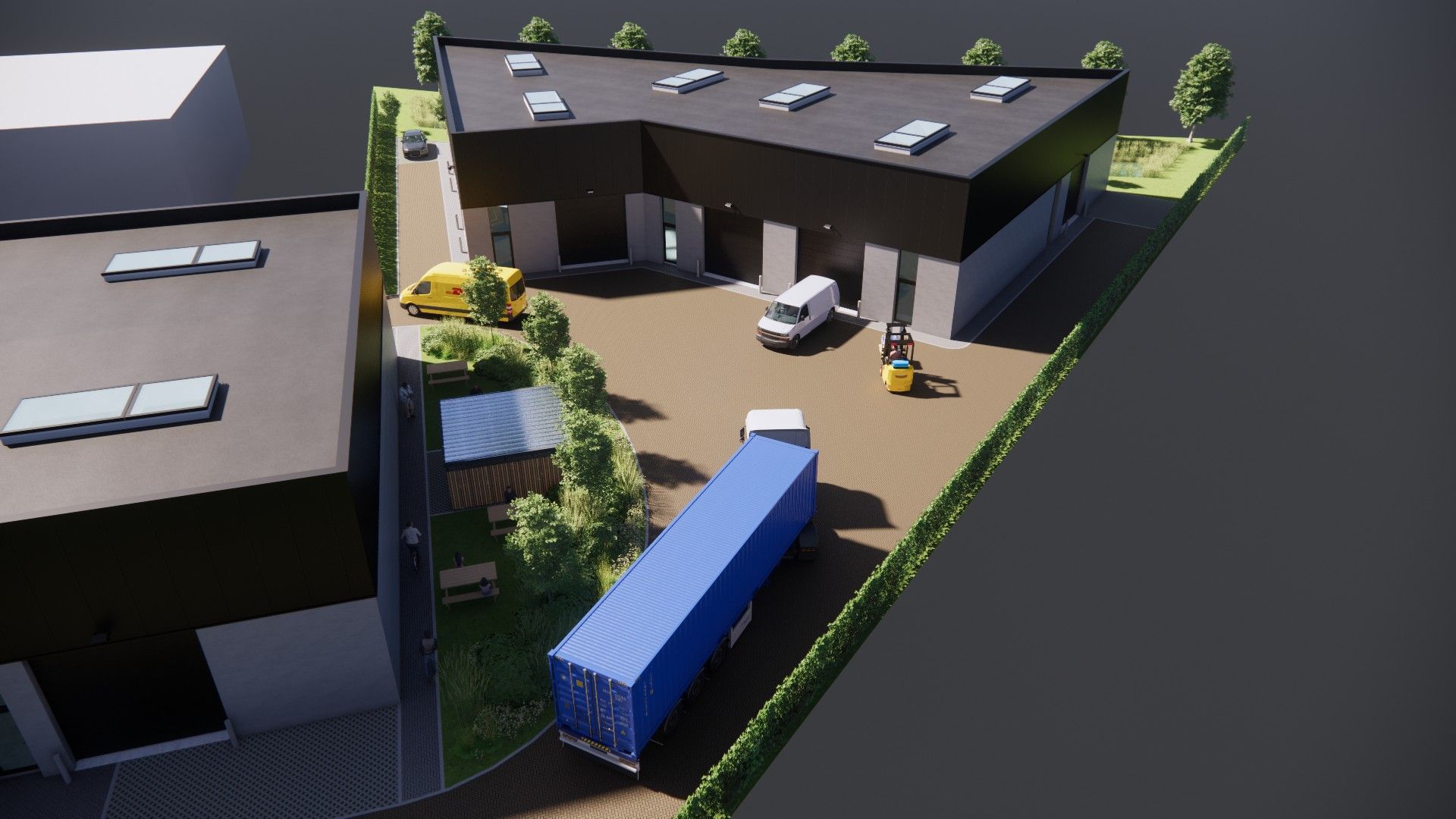 NIEUWBOUW KMO UNIT  MET VERDIEP INCL. 1 STAANPLAATS foto 2