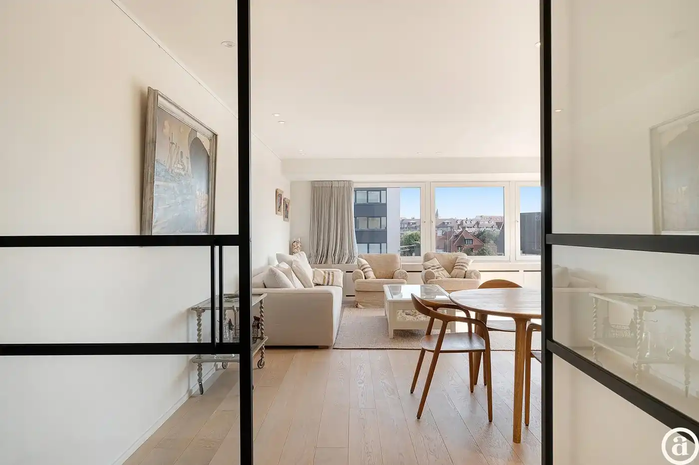 Stijlvol hoekappartement met open uitzicht nabij het Zoute. foto 8