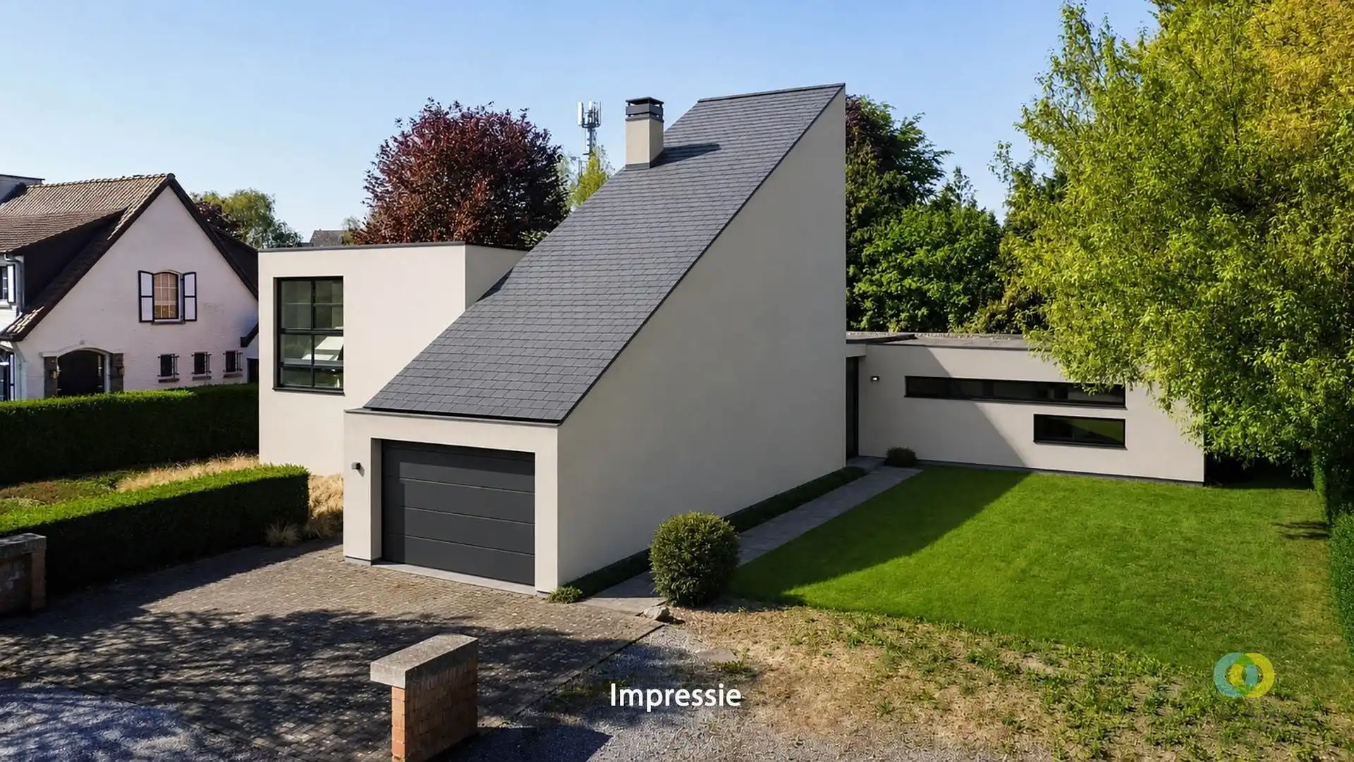 Gelijkvloers wonen in een unieke architectenwoning te Grimbergen foto 21