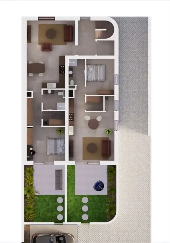 Gelijkvloers éénslaapkamer appartement foto 7