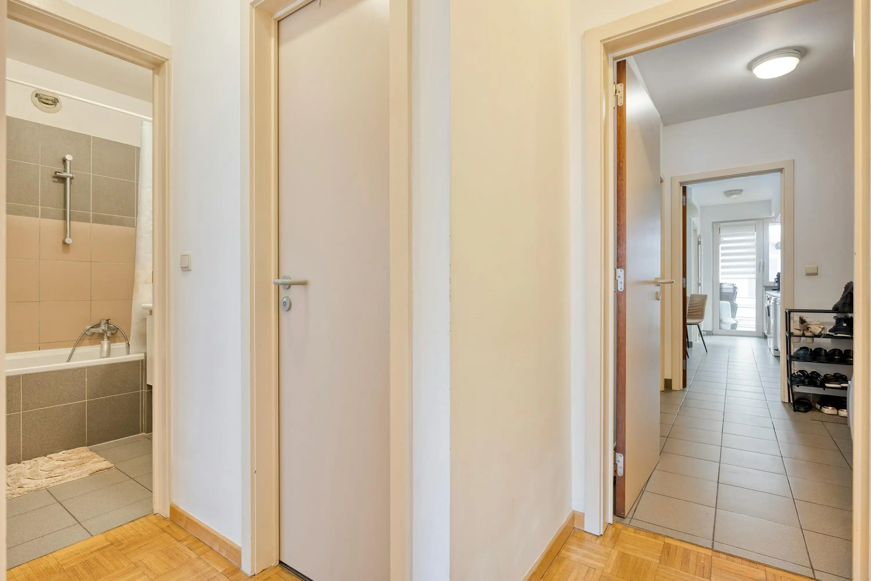 Appartement met twee slaapkamers en balkon gelegen in Elsene. foto 15