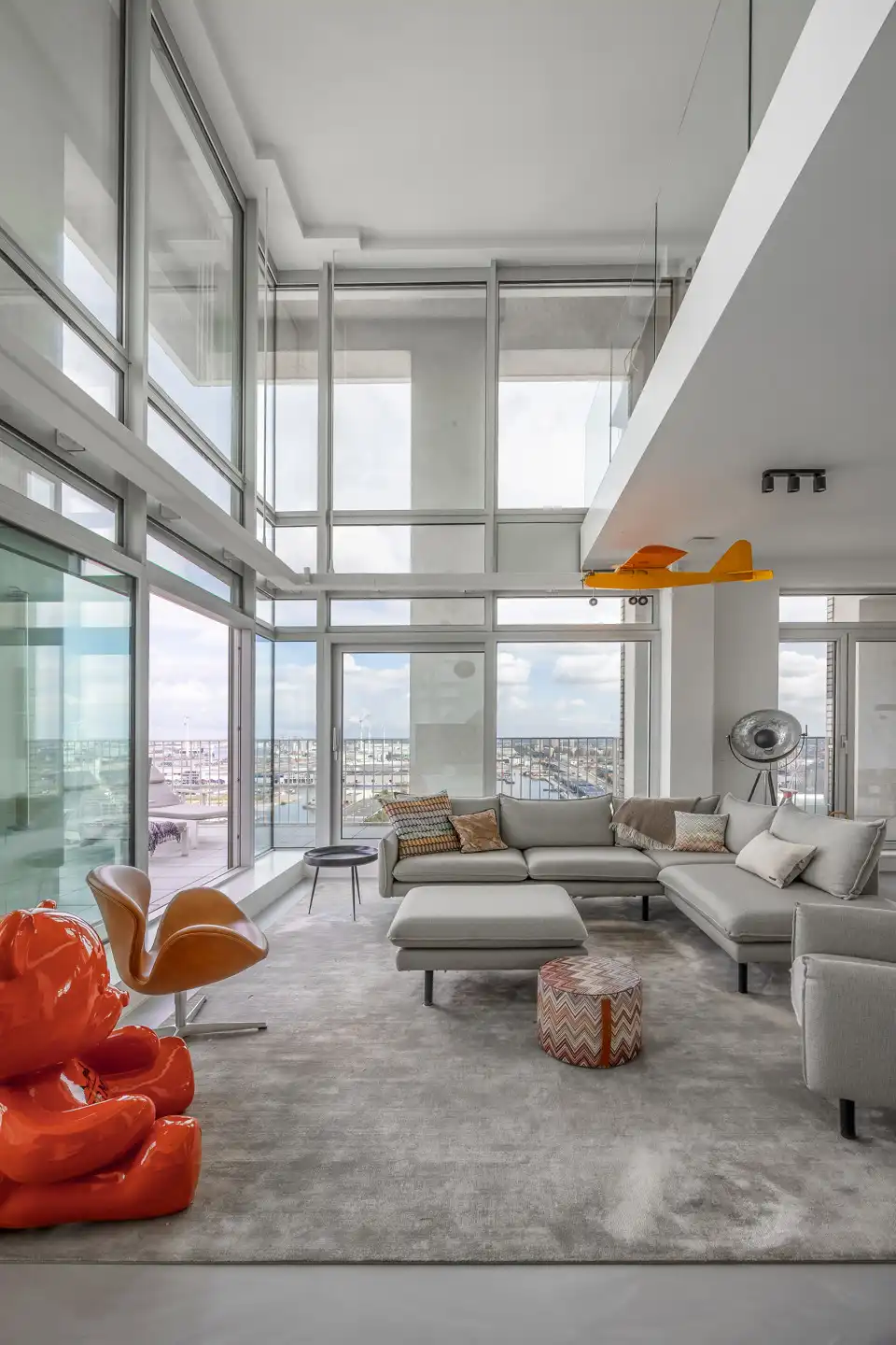 Duplex-penthouse met zicht over de Antwerpse skyline foto 10