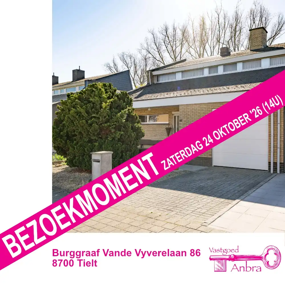 Huis te koop Burggraaf Vande Vyverelaan 86 - 8700 Tielt (8700)