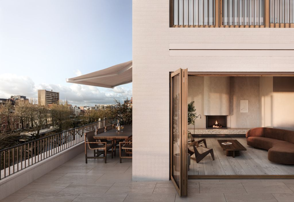 Exclusieve penthouse op een absolute toplocatie met weids zicht over water. foto {{pictureIndex}}