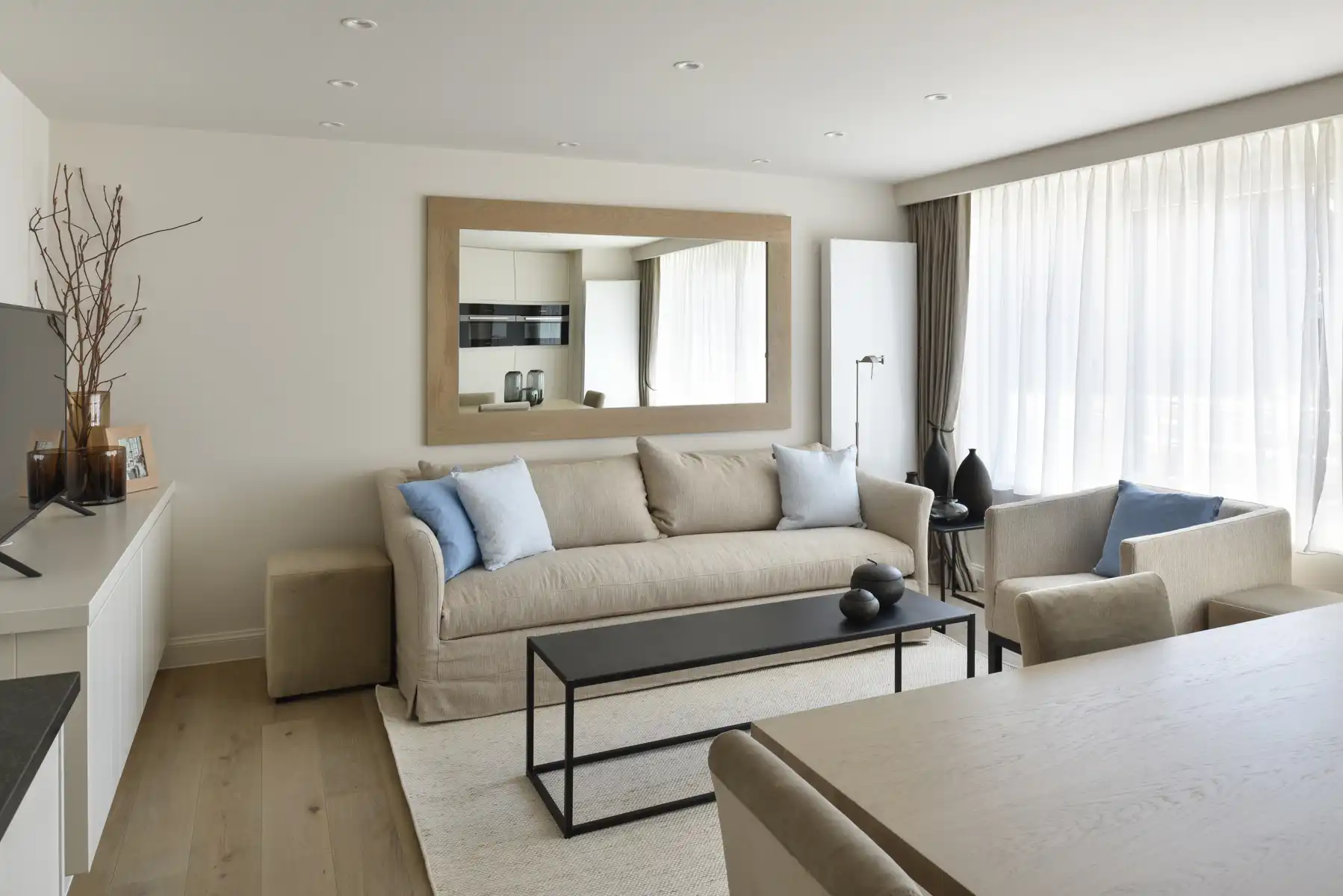 Gerenoveerd appartement met zijdelings zeezicht in het Zoute foto 4