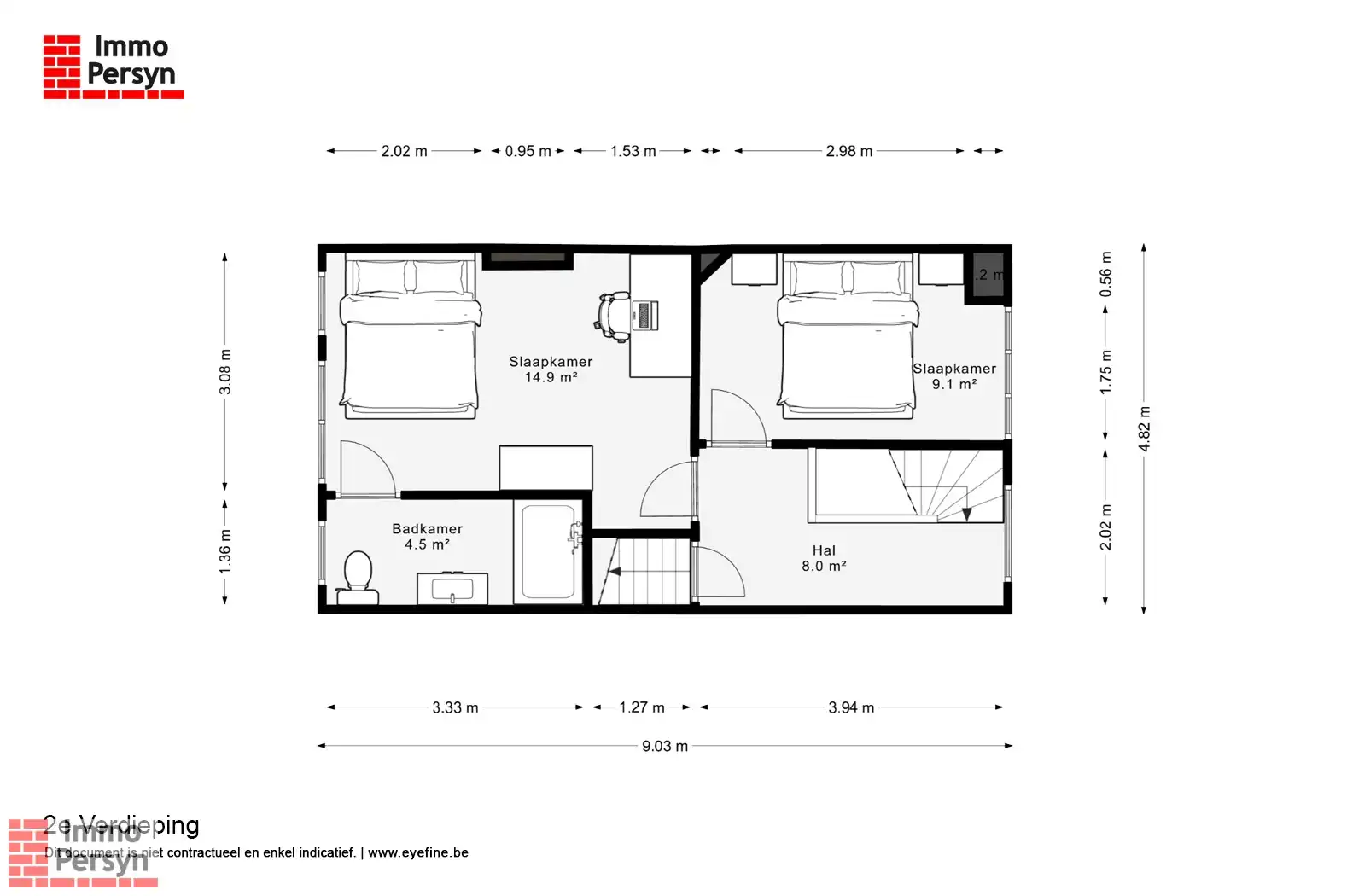 Handelspand + duplex-appartement in hartje Scherpenheuvel foto 23