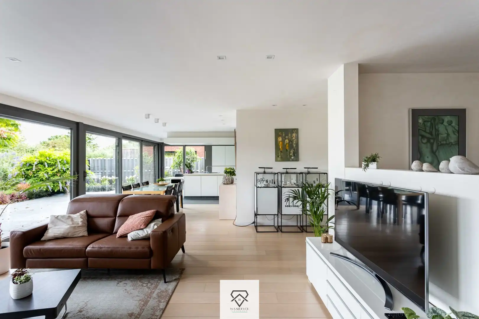 Tijdloze architectenwoning in het groene Louise-Marie te koop foto 8