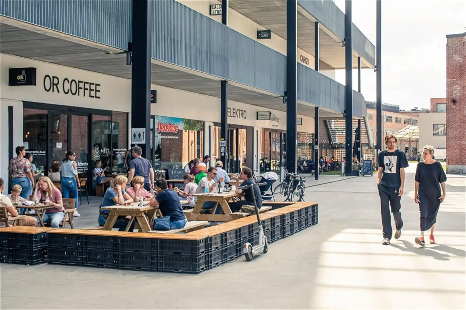 Commerciële ruimte in winkelcentrum Dok Noord te Gent foto 7