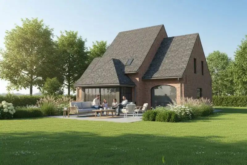 Nieuw te bouwen alleenstaande woning te Waregem. foto 2