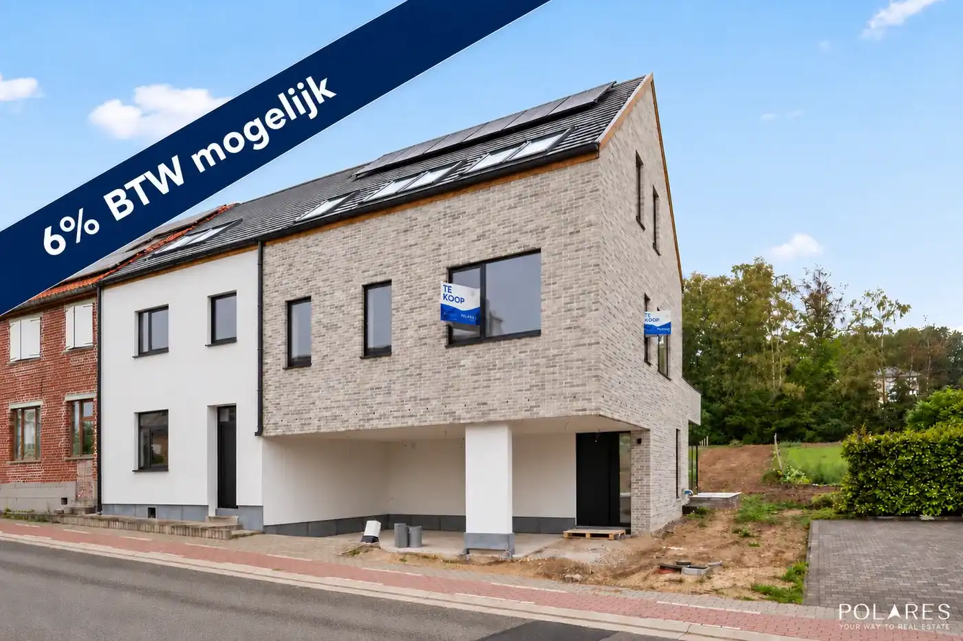 Architecturale nieuwbouwwoning met vide, 4 slaapkamers, mogelijk 6% btw foto {{pictureIndex}}