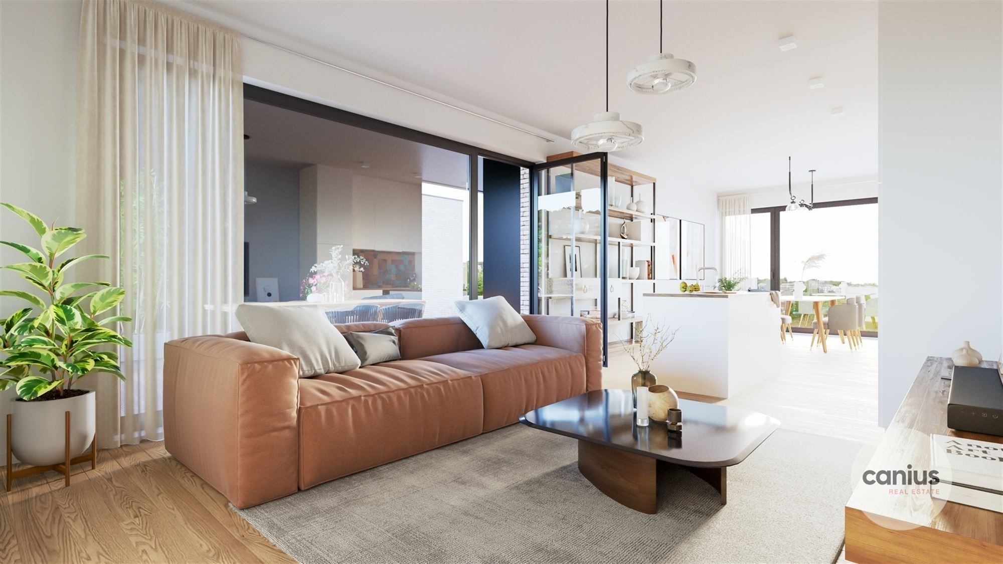 GELIJKVLOERS APPARTMENT MET 2 SLPKS EN TERRAS foto 8