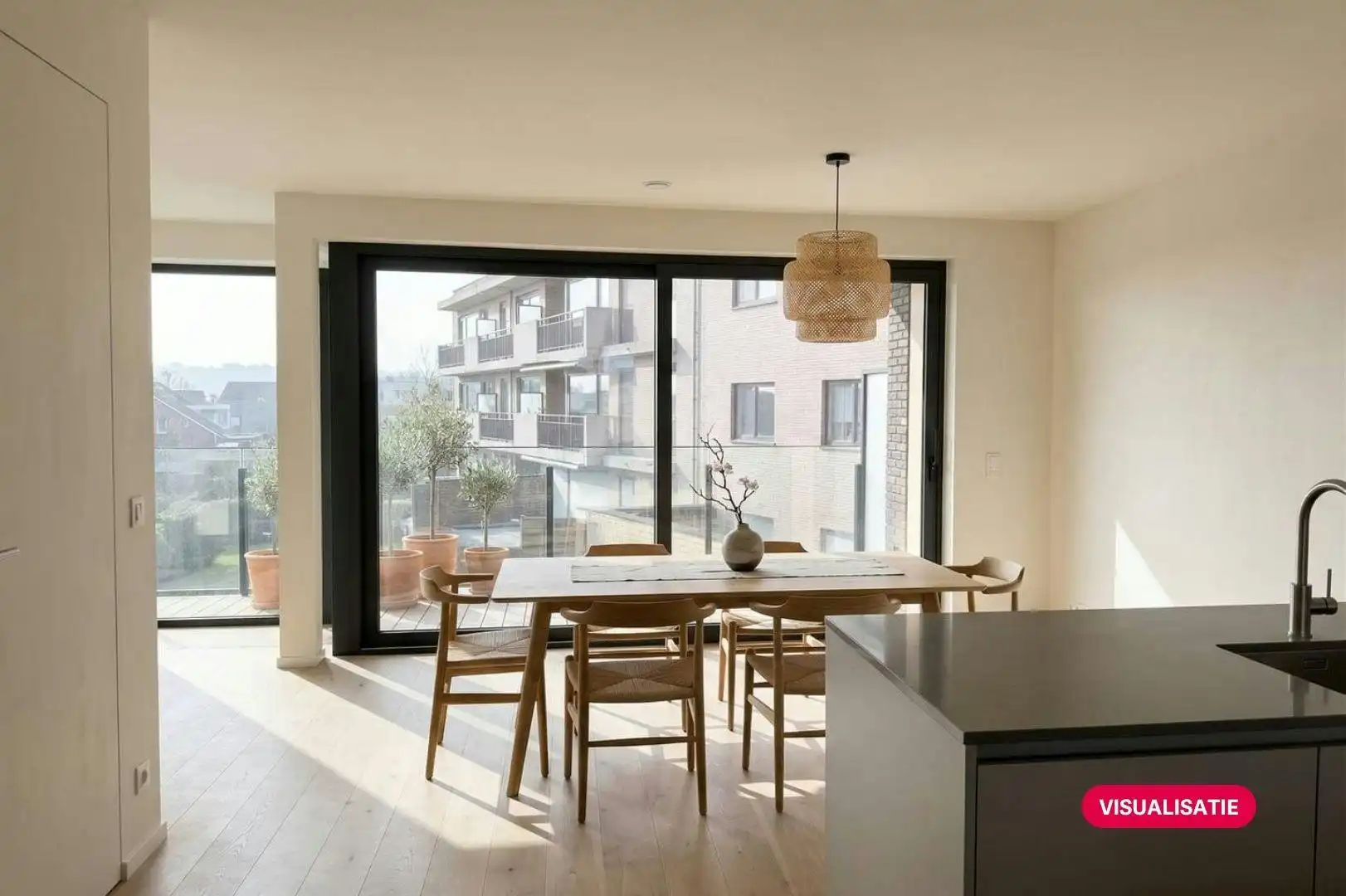 nieuwbouw 2 slaapkamer appartement te koop in Blankenberge  foto {{pictureIndex}}