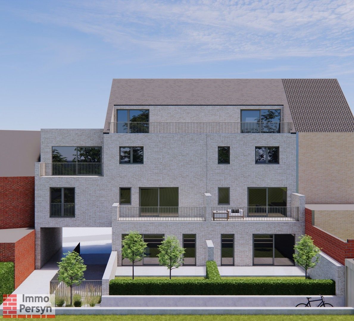 Projectgrond te koop in centrum Scherpenheuvel – 1887 m² met vergunde plannen voor 8 appartementen foto 3