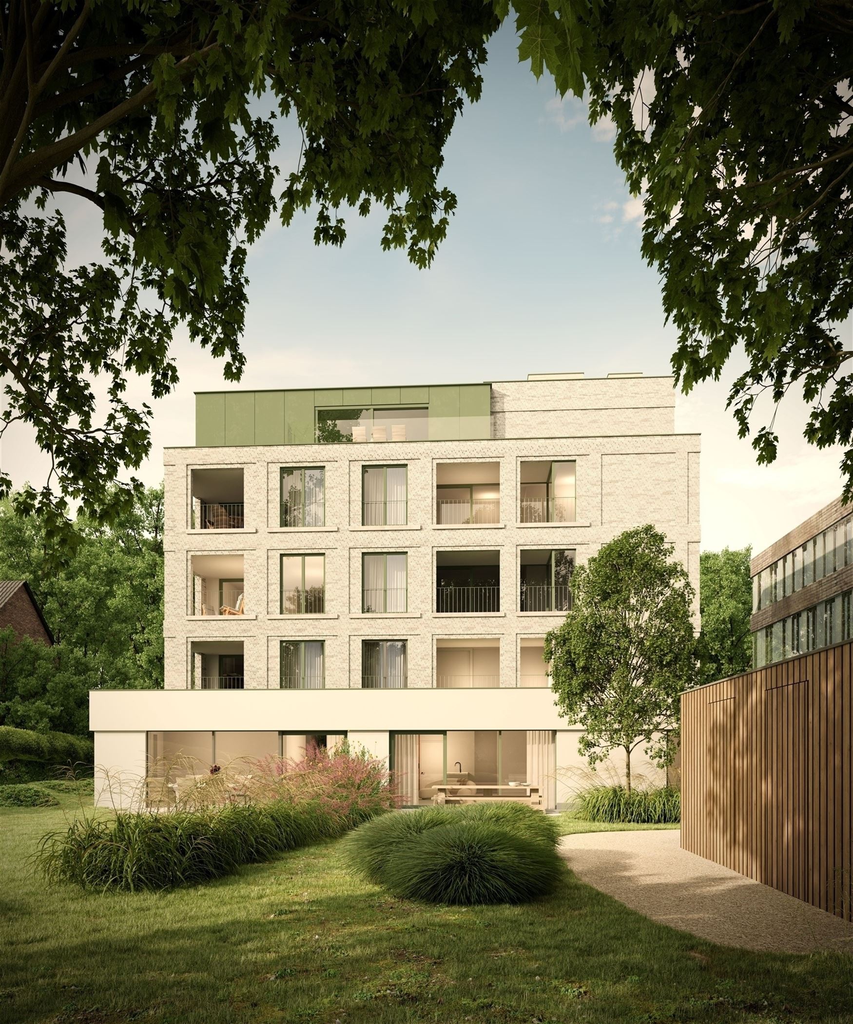 Zonovergoten tuinappartement aan de rand van Gent foto 6