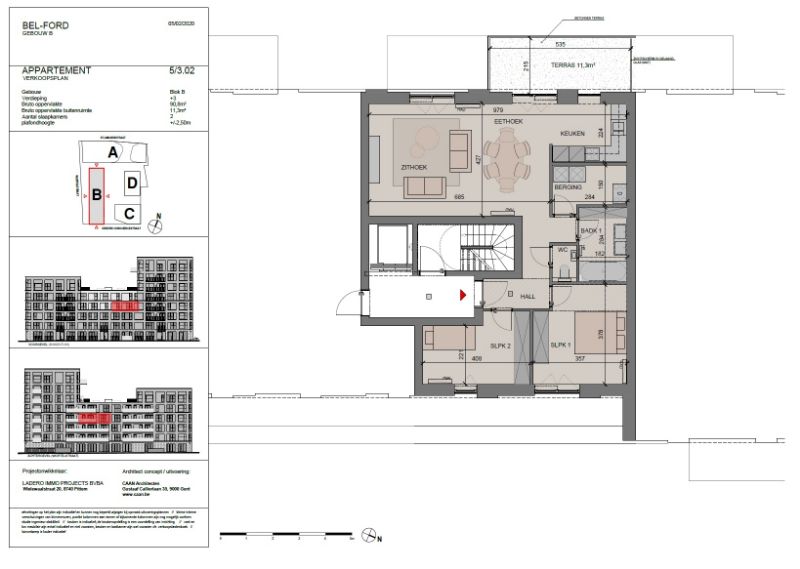 Roeselare-centrum: 40 appartementen in de Wortelstraat  zijn zeer gunstig georiënteerd. foto 2