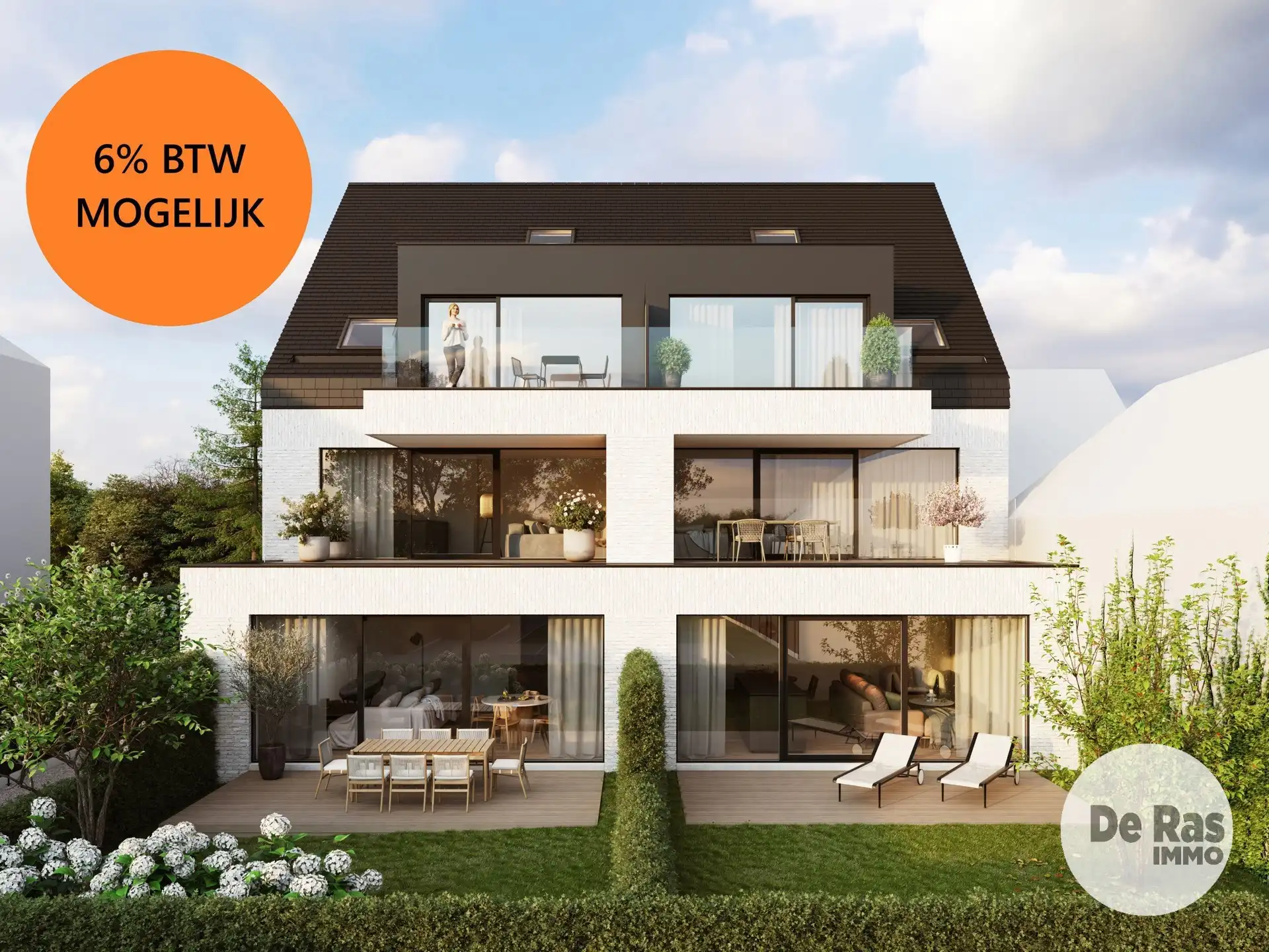 WICHELEN - Nieuwbouwappartement aan Scheldedijk - 6% BTW  foto {{pictureIndex}}