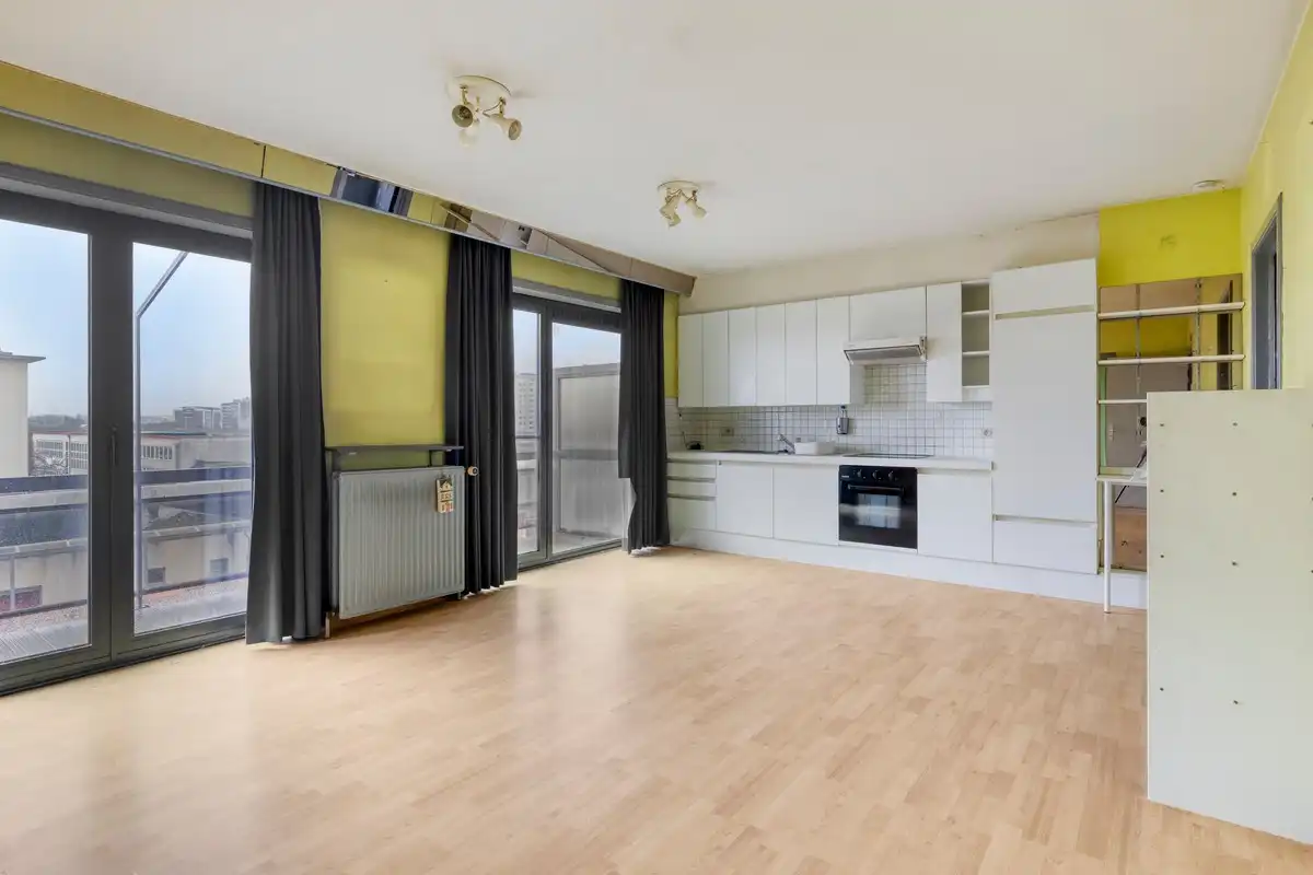 Dakappartement met groot zonnig terras en één slaapkamer centrum Ledeberg foto 4