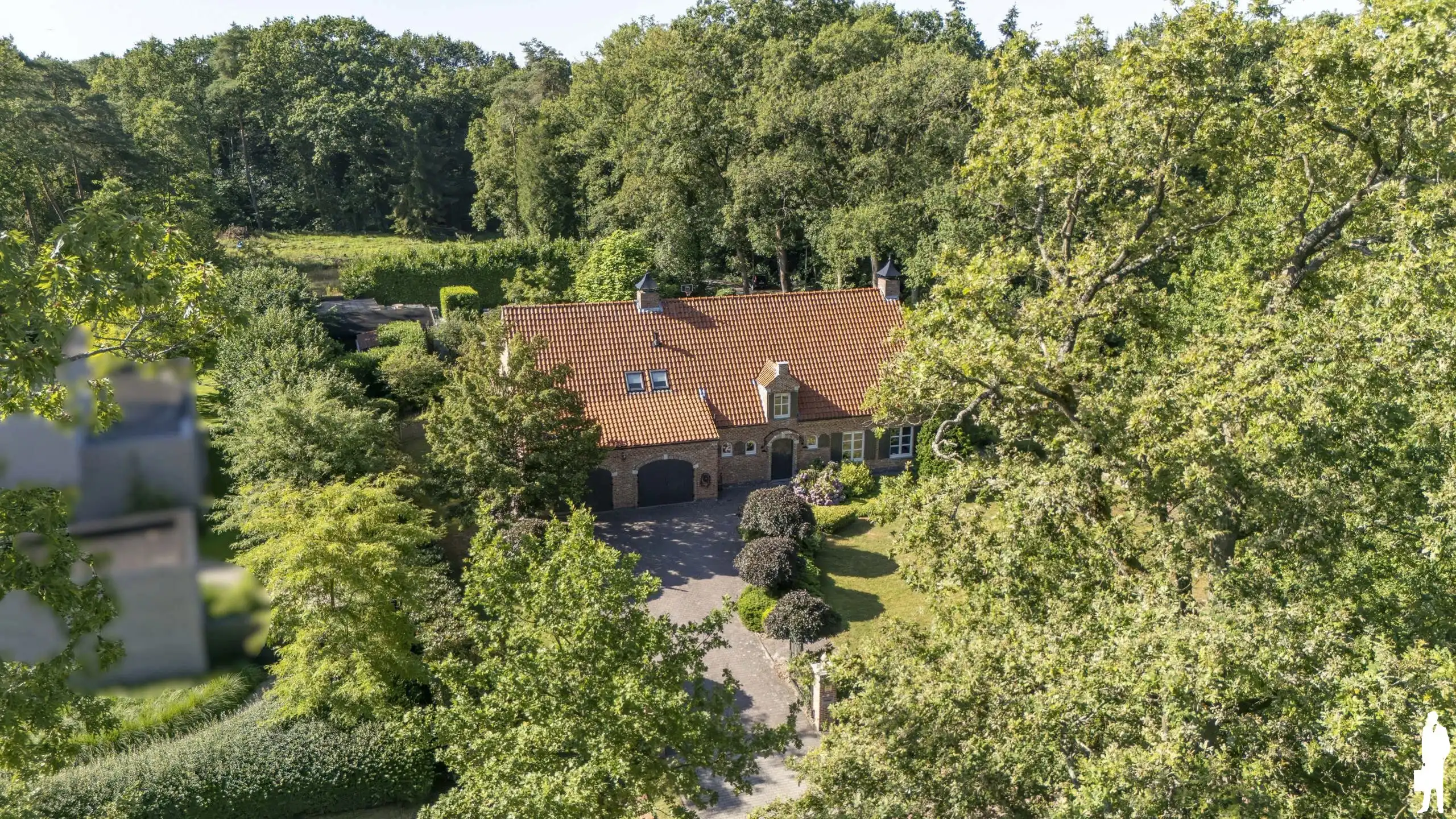 Ruime villa - natuurlijke ligging: bos & weiland; zuidtuin  foto 29