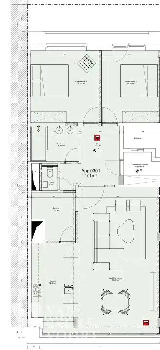 Excellent appartement (101m²) met zicht op Wapenplein foto 24