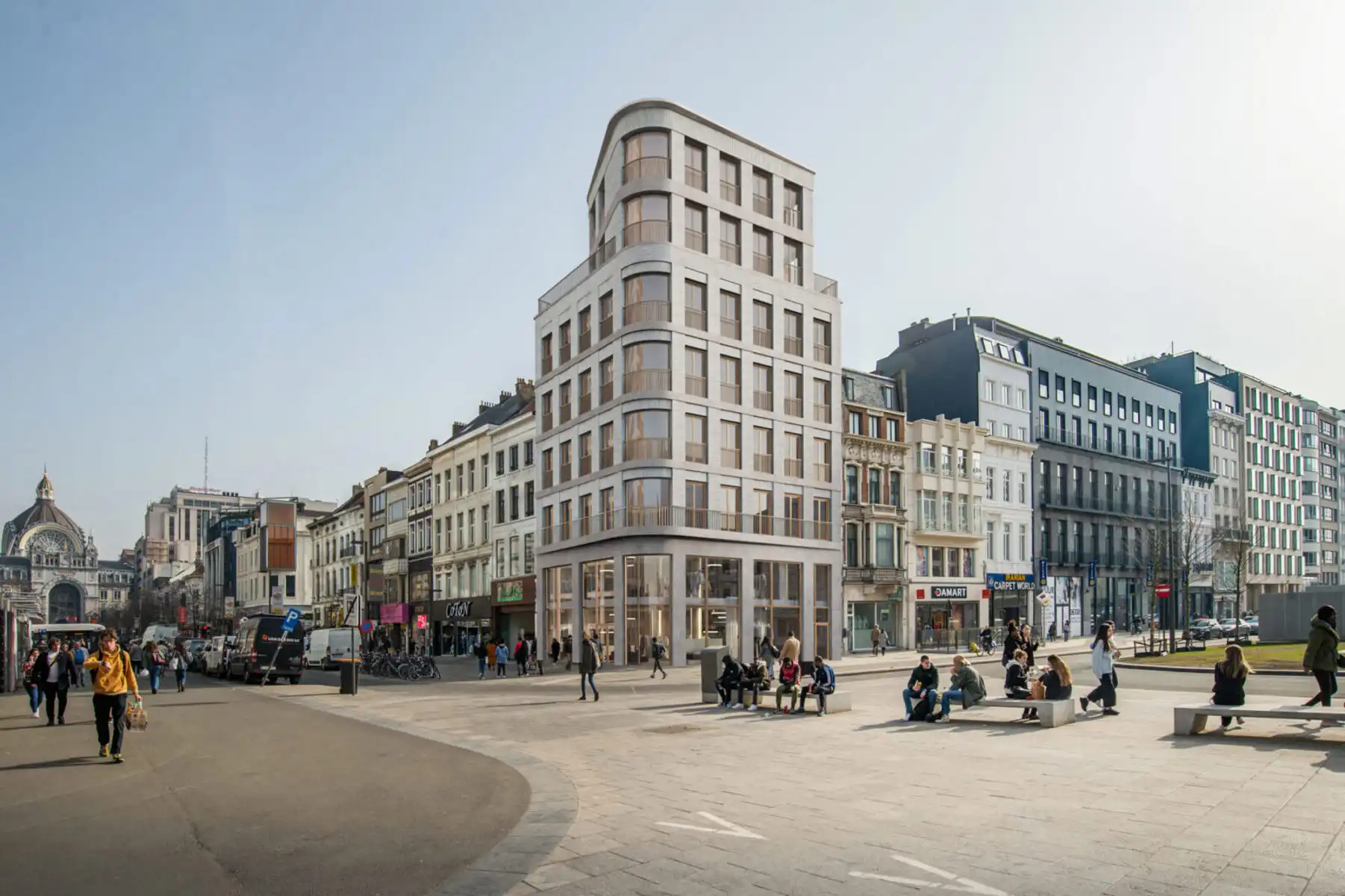 Kantoorruimte te huur aan Centraal station van Antwerpen foto {{pictureIndex}}