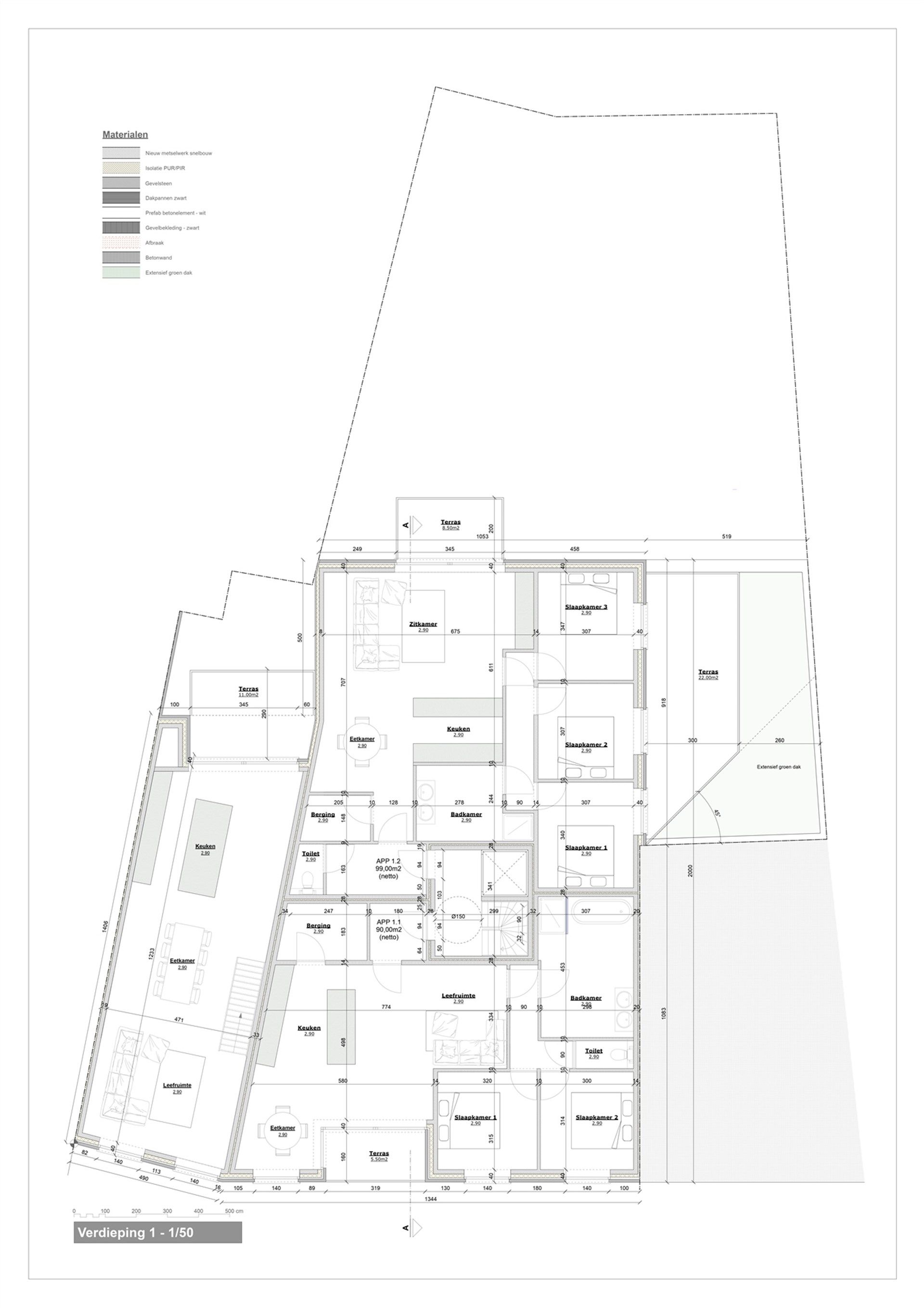 Comfortabel appartement op de 1e verdieping met 2 slaapkamers en terras foto 3