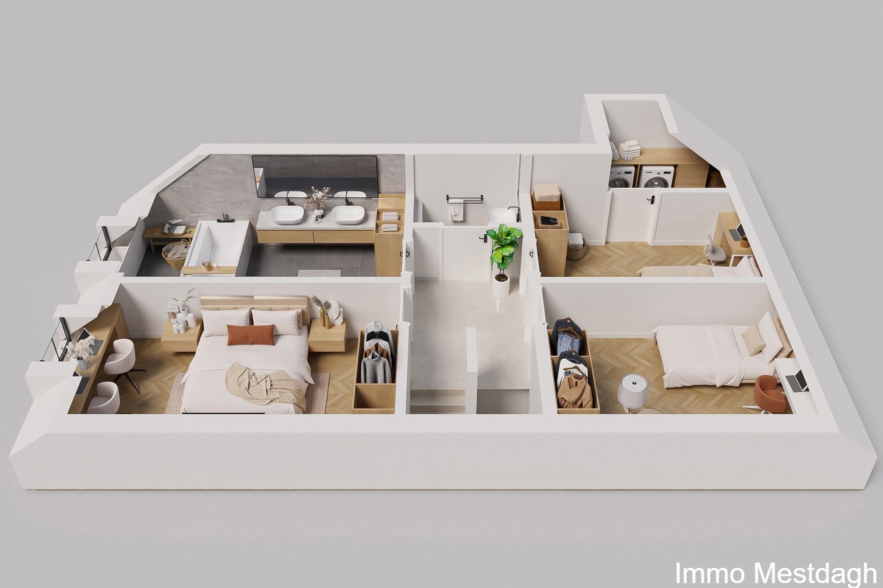 Prachtig nieuwbouw (2025) duplex appartement met terras en autostaanplaats foto 5