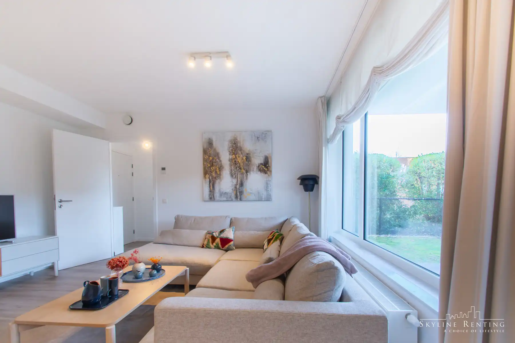 Charmant éénkamerappartement met privétuin in Evere foto 2